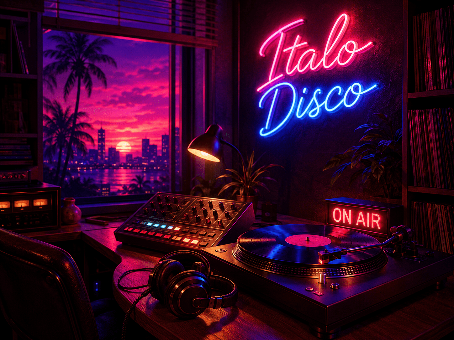 Italo Disco în 2026 cu viniluri, sintetizatoare și atmosferă retro